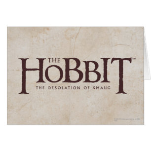 Cartão Logotipo de hobbit - Escuro