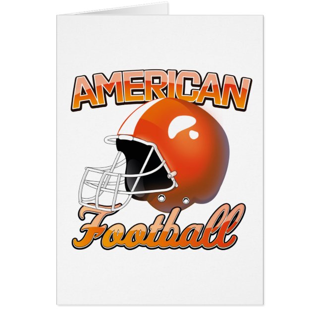 Cartão logotipo do Futebol Americano (Frente)