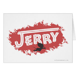 Cartão Logotipo do Jerry Silhouette