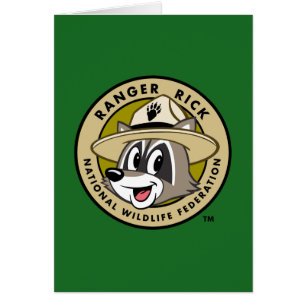 Cartão Logotipo do rick da guarda florestal do rick   da