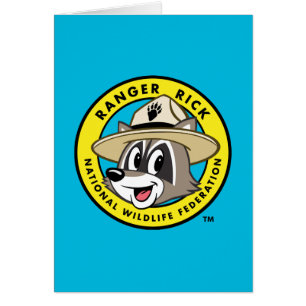 Cartão Logotipo do rick da guarda florestal do rick   da
