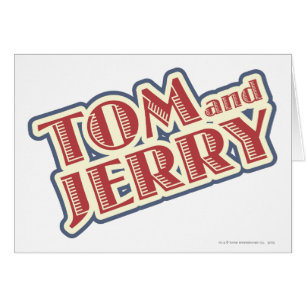 Cartão Logotipo do Tom e do Jerry
