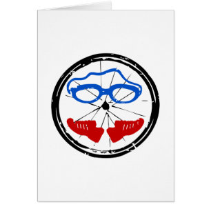 Cartão Logótipo do Triathlon Freak