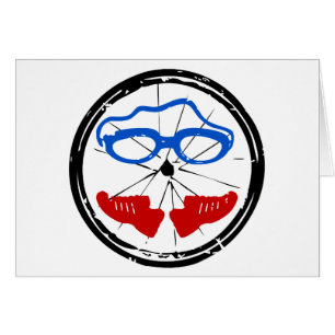 Cartão Logótipo do Triathlon Freak