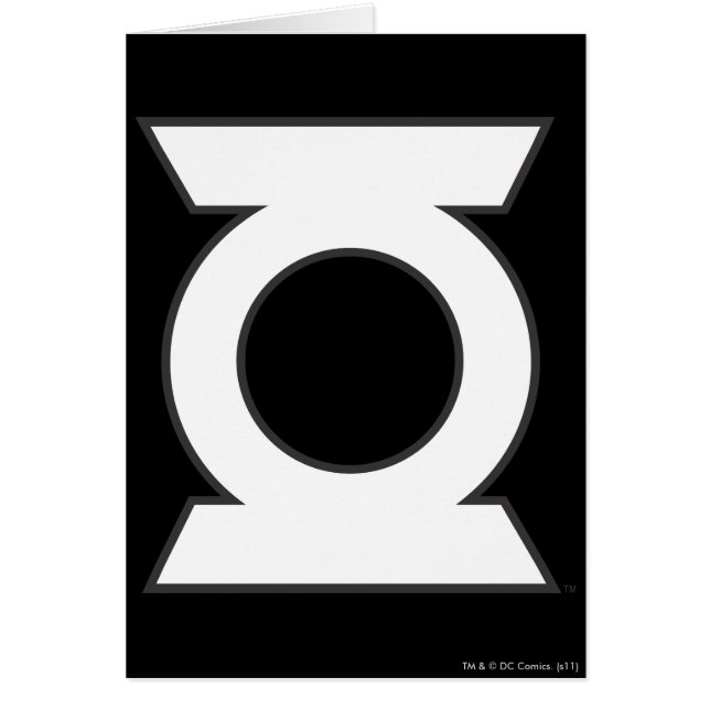 Cartão Logotipo Lanterna Verde 16 (Frente)