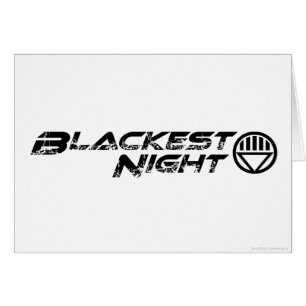 Cartão Logotipo Noturno Blackest