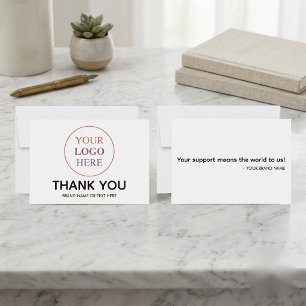 Cartão Logotipo Personalizado – Sem Pedido Mínimo Obrigad