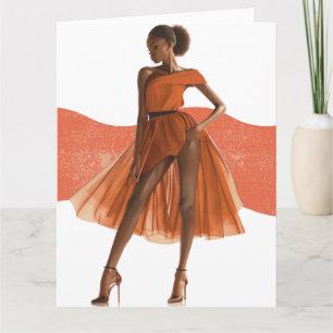 Cartão Loja da Irmã Negra Afro-Americana Rainha Melanina