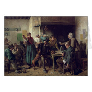 Cartão Loja de vinho segunda-feira, 1858