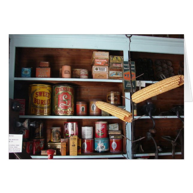 Cartão Loja Geral Antiga (Frente Horizontal)