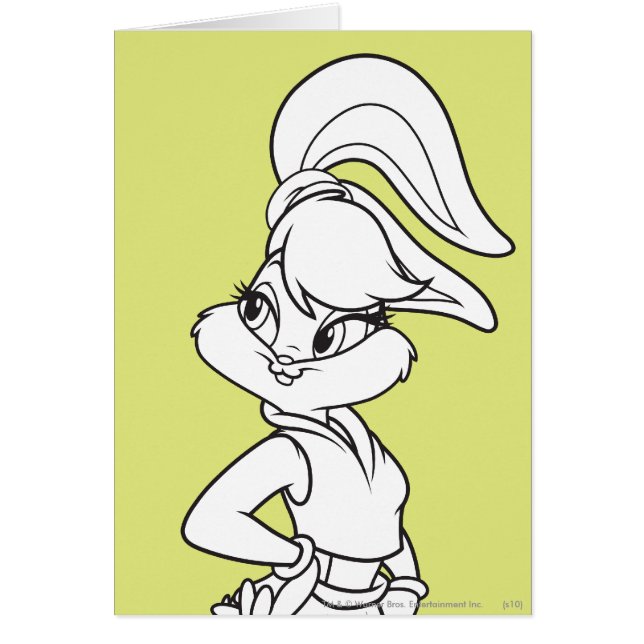 Cartão Lola Bunny Casual (Frente)