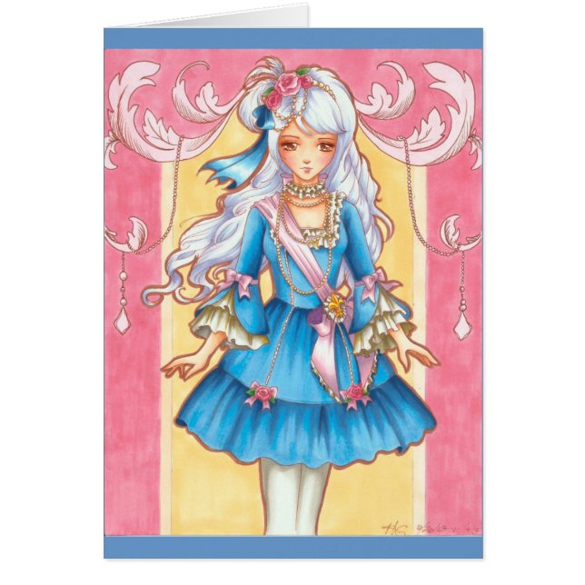 Cartão Lolita Rococo (Frente)