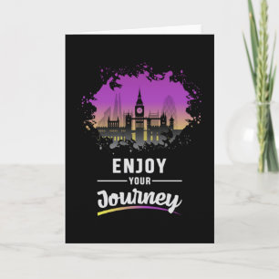 Cartão London England City Cityscape Skyline Funny Gift