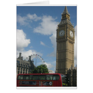 Cartão London Eye & Big Ben