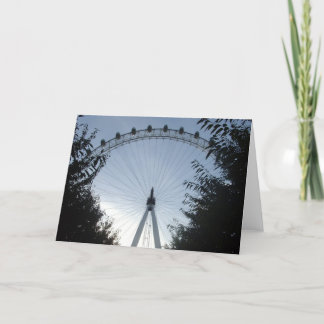 Cartão London Eye Greetings Card