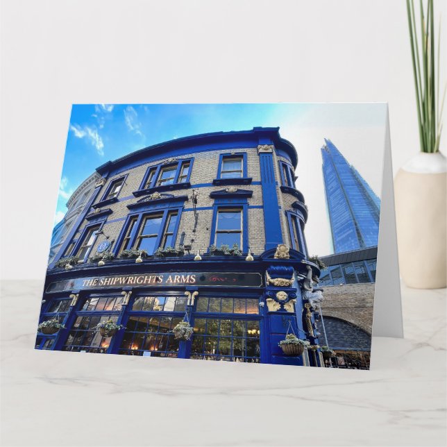 Cartão London Pub E Shard (Frente)