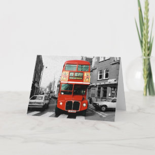 Cartão London Routemaster Bus