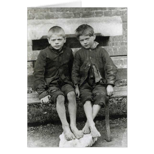 Cartão London Slums, The Boys (Frente)