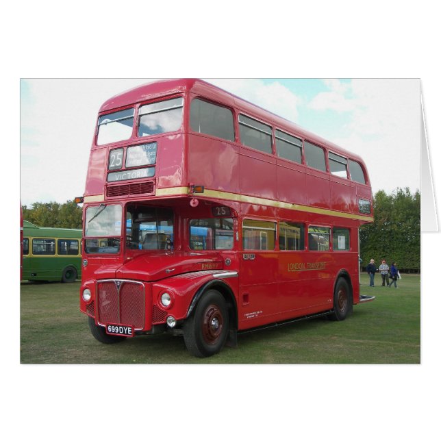 Cartão London Transport Routemaster RM 1699 (Frente Horizontal)