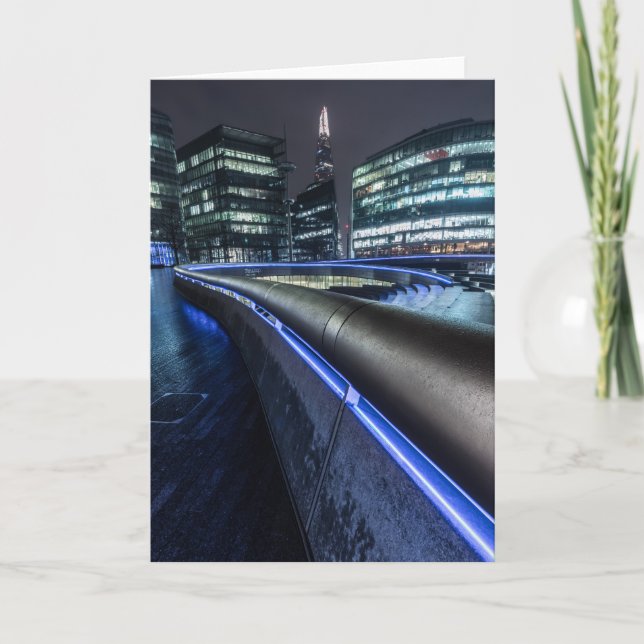 Cartão Londres à noite (Frente)