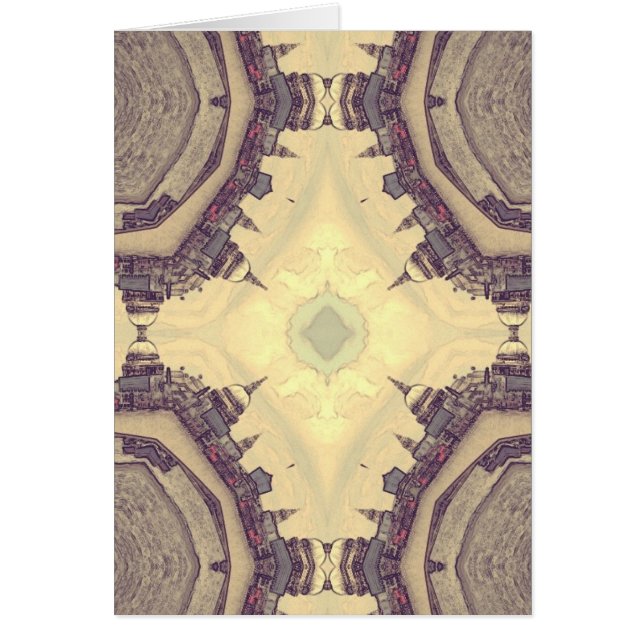 Cartão Londres abstrata (Frente)