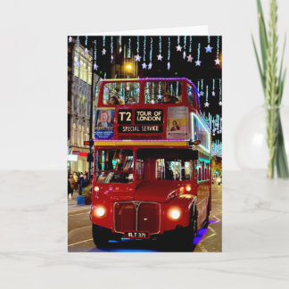Cartão Londres icônico - Natal 