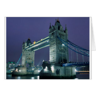 Cartão Londres - ponte da torre