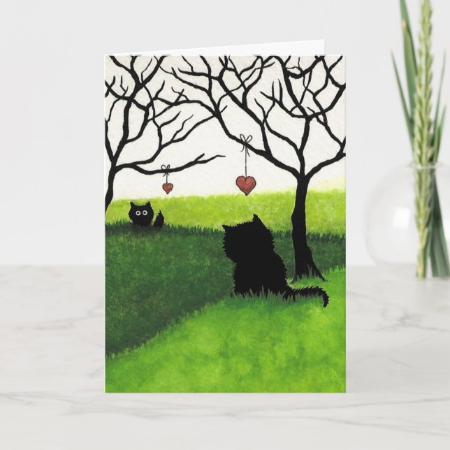 Cartão Long Distant Love - Missing you by AmyLyn Bihrle (Frente)