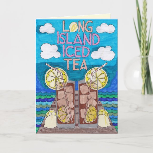 Cartão Long Island Ice Tea Card - Happy Hour 2 (Frente)
