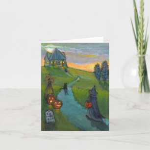 Cartão Long Walk Uphill Note Card
