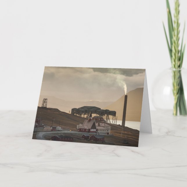 Cartão Longyearbyen Svalbard (Frente)