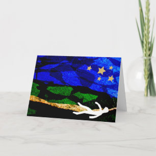 Cartão Looking at Stars Notecard