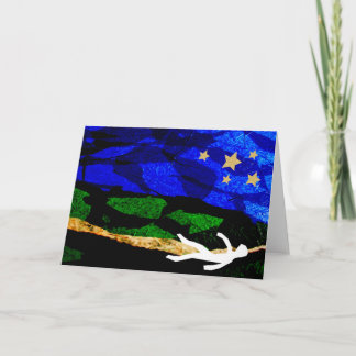 Cartão Looking at Stars Notecard