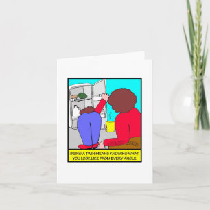 Cartão Looney Twins Every Angle Note Card