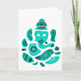 Cartão Lord Ganesha Greeting Card, envelopes included