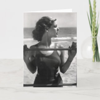 Cartão Loretta Young Greeting Card