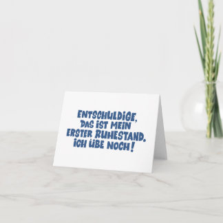 Cartão Loriot - Pappa Ante Portas - Ruhestand