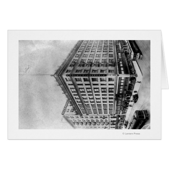 Cartão Los Angeles, CA View do Hotel Alexander (Frente Horizontal)