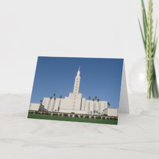 CARTÃO LOS ANGELES TEMPLE CARD WEDDING