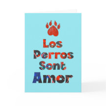 Los Perros Son Amor - Tarjeta de condolencias