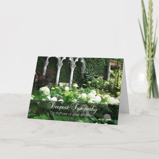 Cartão Loss of Brother - With Deepest Sympathy Card (Frente)