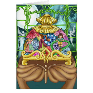 Cartão Lotes de crianças feericamente