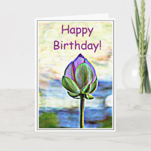 Cartão Lotus Bloom
