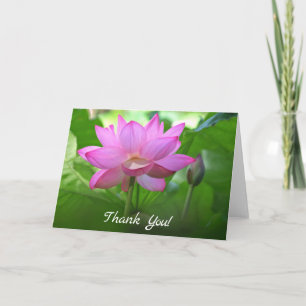Cartão Lotus flower greeting card