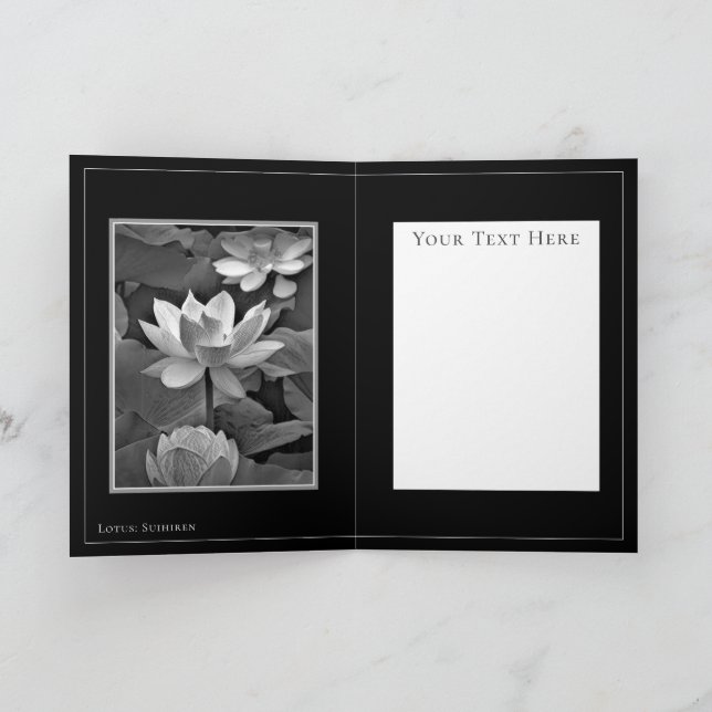 Cartão Lotus "Suihiren" (Interior)