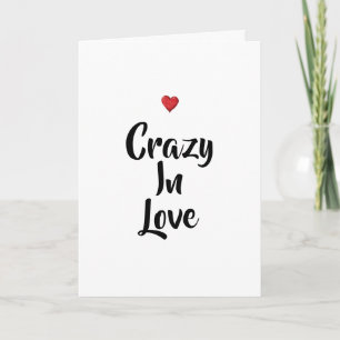 Cartão Louca de Amor