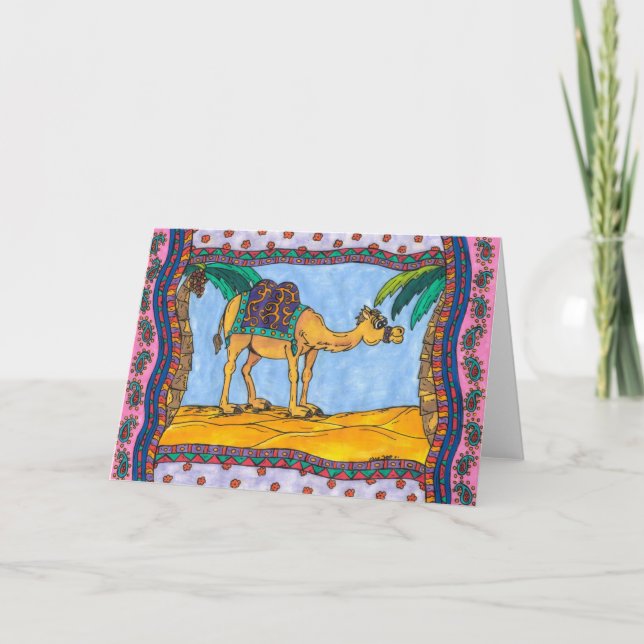 Cartão louco do camelo (Frente)