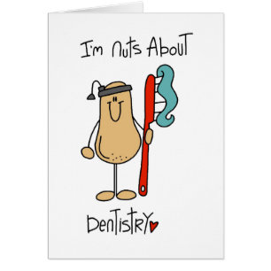 Cartão Loucos sobre a odontologia