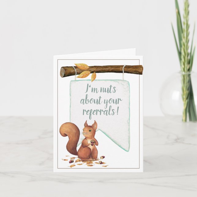 Cartão Loucos sobre a sua empresa de referência (Frente)