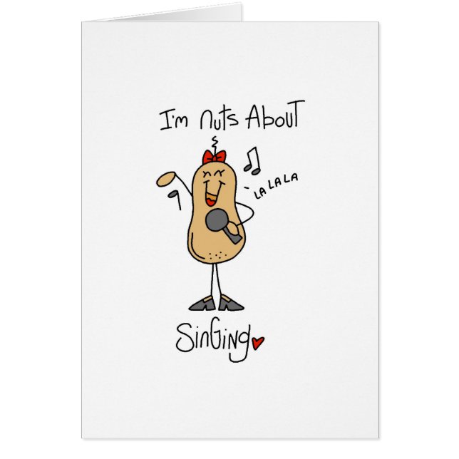 Cartão Loucos sobre o canto (Frente)